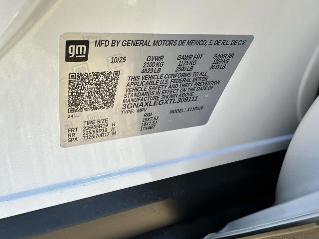 2026 Chevrolet Equinox RS